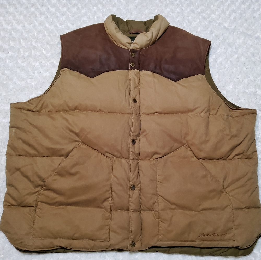 Eddie Bauer 650 Fill Premium Goose Down Fill Puffer Vest